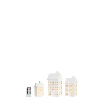 JULDEKORATION MARKSLÖJD ETON VIT 3-PACK