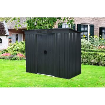 FÖRRÅD FLORAWORLD MED PULPETTAK ANTRACIT 2,69M²