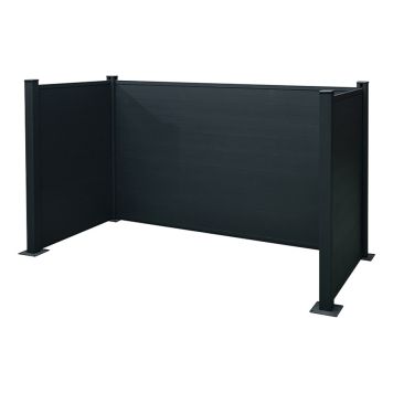 AVFALLSSKJUL FLORAWORLD MA3 ALUMINIUM ANTRACIT