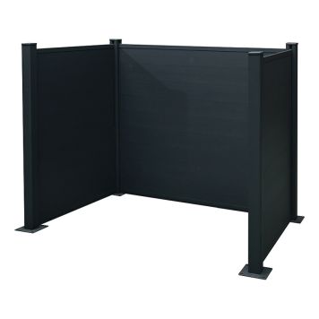 AVFALLSSKJUL FLORAWORLD MA2 ALUMINIUM ANTRACIT