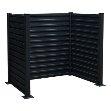 AVFALLSSKJUL FLORAWORLD MS2 STÅL ANTRACIT