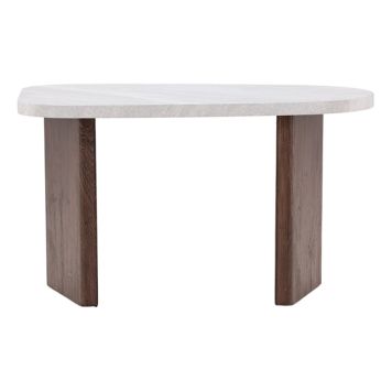 SOFFBORD VENTURE HOME GRÖNVIK OVAL 70X45CM LJUSGRÅ