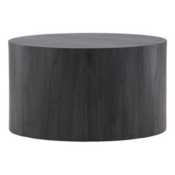 SOFFBORD VENTURE HOME YORK RUNT Ø80X45CM SVART 