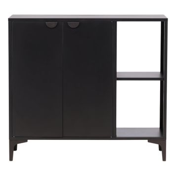 SKÅP VENTURE HOME PIRING 110X100CM SVART 