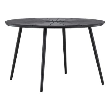 MATBORD VENTURE HOME SAN VITO Ø120CM SVART