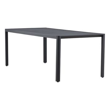 MATBORD VENTURE HOME GIARDINI 200X90CM SVART