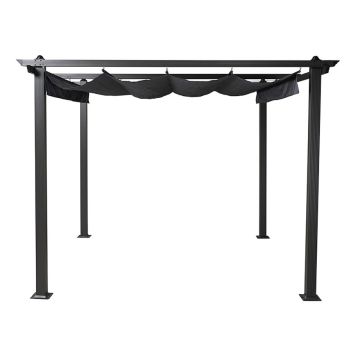 PERGOLA VENTURE HOME LAZIO 295X295CM SVART