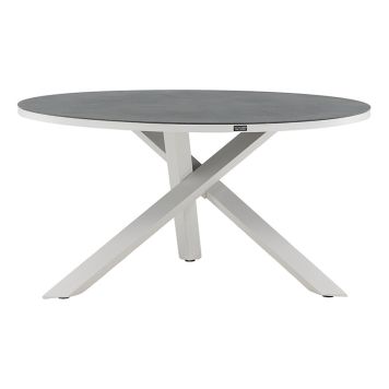 BORD VENTURE HOME COPACABANA Ø140 GRÅ/VIT