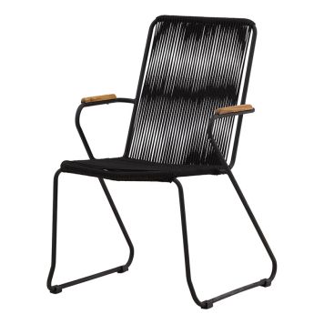 MATSTOL VENTURE HOME BOIS SVART 