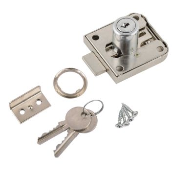 MÖBELLÅS SUKI CYLINDER KROM