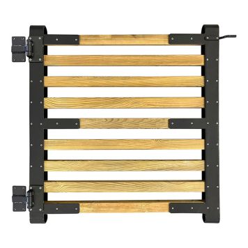 GRIND SKOTTE GARDEN ARKAD 90X120CM SVART