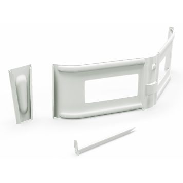 RÖRSVEP ARECO STEN INKL. KIL 90MM VIT