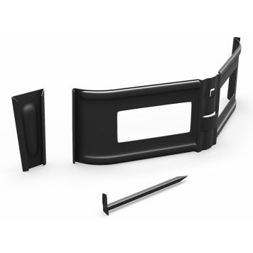 RÖRSVEP STEN ARECO INKL. KIL 90MM SVART