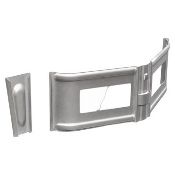 RÖRSVEP ARECO STEN INKL. KIL SILVER 90MM