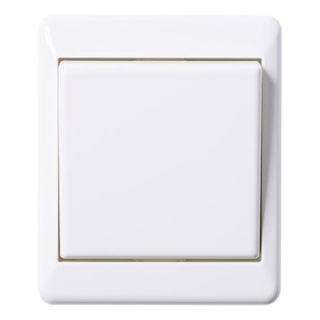 STRÖMBRYTARE ELKO RS TRAPP 1-POL UTANPÅLIGGANDE RENVIT