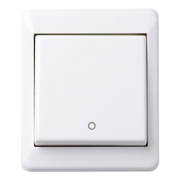 STRÖMBRYTARE ELKO RS 2-POL UTANPÅLIGGANDE RENVIT