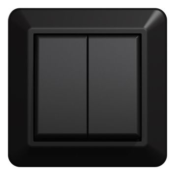 STRÖMBRYTARE ELKO RS KRON SVART