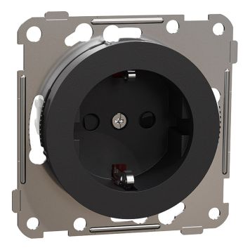 VÄGGUTTAG ELKO ONE 1-VÄGS JORDAT SVART