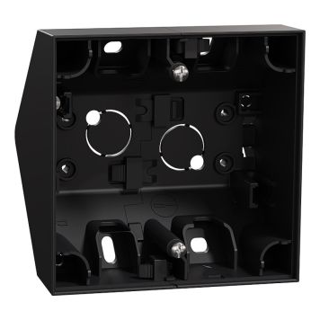 HÖRNBOX ELKO ONE MED ÄNDSTYCKE SVART