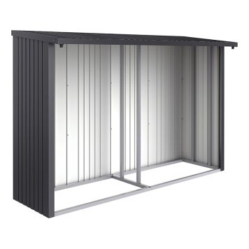 BAKVÄGG BIOHORT WOODSTOCK 300 TILL VEDSKJUL MÖRKGRÅ