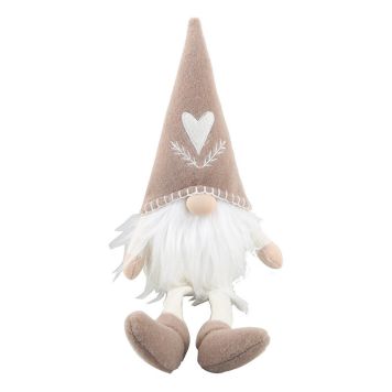 TOMTE SITTANDES TYG 48CM BEIGE