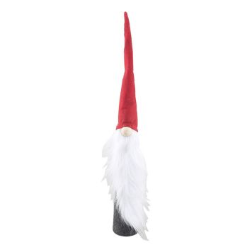 TOMTE TYG 56CM RÖD/GRÅ