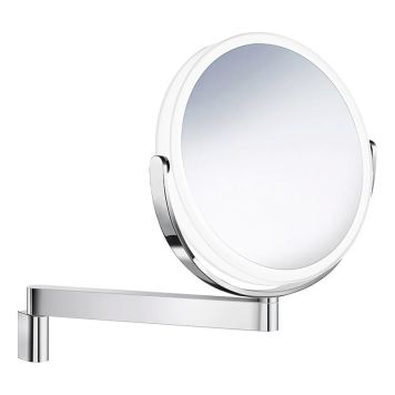 SMINKSPEGEL SMEDBO OUTLINE LED VÄGG X7 Ø18CM POLERAD KROM