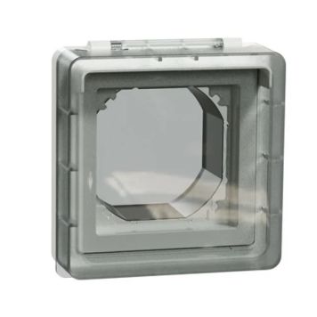 TÄCKRAM SCHNEIDER ELECTRIC WDE002463 EXXACT 1-FACK MED LOCK VIT