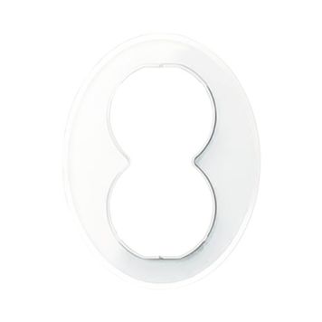 TÄCKRAM SCHNEIDER ELECTRICS WDE011409 2-FACK RENOVA GLAS VIT