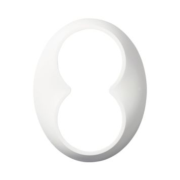 TÄCKRAM SCHNEIDER ELECTRIC WDE011404 RENOVA 2-FACK PLAST VIT