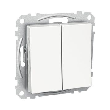 STRÖMBRYTARE SCHNEIDER ELECTRIC WDE002126 EXXACT DUBBEL-TRAPP VIT