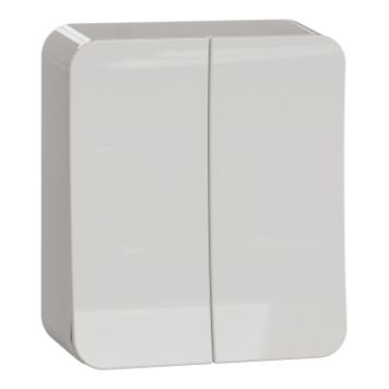 STRÖMBRYTARE SCHNEIDER ELECTRIC WDE015516 EXXACT KRON SNABBANSLUTNING VIT