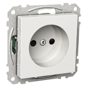 VÄGGUTTAG SCHNEIDER ELECTRIC WDE002171 EXXACT OJORDAD VIT