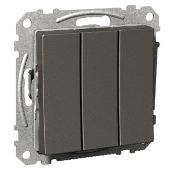 STRÖMBRYTARE SCHNEIDER ELECTRIC WDE003136 EXXACT 3X1-POL ANTRACIT