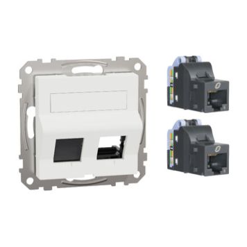 DATAUTTAG SCHNEIDER ELECTRIC WDE002428 EXXACT 2XRJ45 VIT