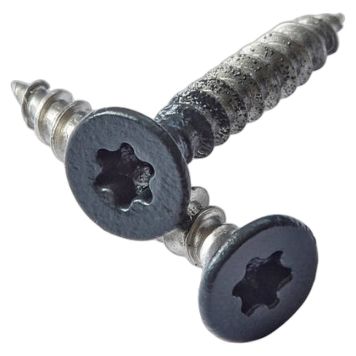 LOCKSKRUV WIMEX 40MM SVART STÅL 50ST/PACK