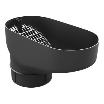 RENSTRATT ARECO (PLAST) 90/100MM SVART