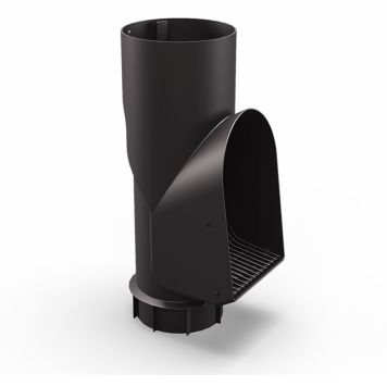 LÖVAVSKILJARE ARECO (PLAST) 90/100MM SVART