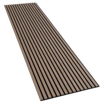 AKUSTIKPANEL BY VENØ ACU-LINE VALNÖT 18X600X2400MM