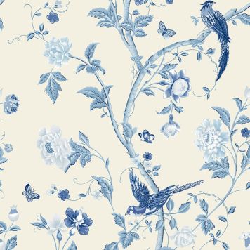 TAPET LAURA ASHLEY SUMMER PALACE ROYAL BLUE