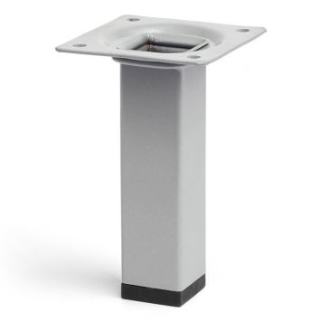 MÖBELBEN REI STÅL 25X25X100MM MATT KROM