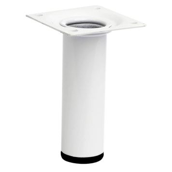 MÖBELBEN REI STÅL Ø30X100MM VIT