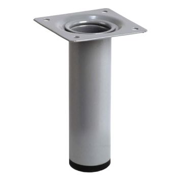 MÖBELBEN REI STÅL Ø30X100MM MATT KROM