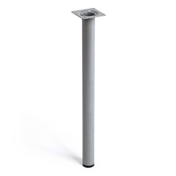 MÖBELBEN REI STÅL Ø30X400MM MATT KROM