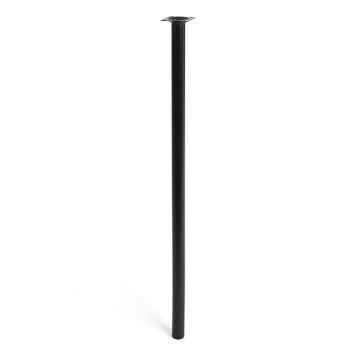 MÖBELBEN REI STÅL Ø30X800MM SVART
