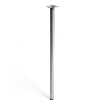 MÖBELBEN REI STÅL Ø30X800MM MATT KROM