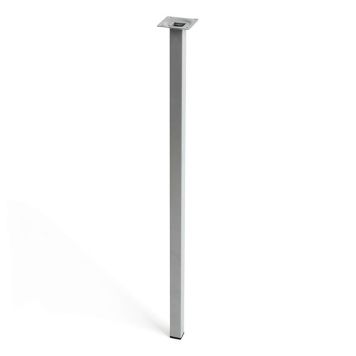 MÖBELBEN REI STÅL 25X25X700MM MATT KROM