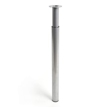 MÖBELBEN REI JUSTERBAR STÅL Ø50-60X710-1000MM ALUMINIUM