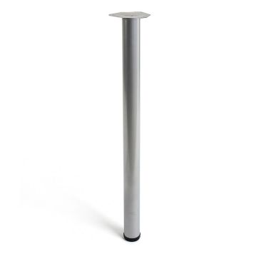 MÖBELBEN REI STÅL Ø60X870MM ALUMINIUM