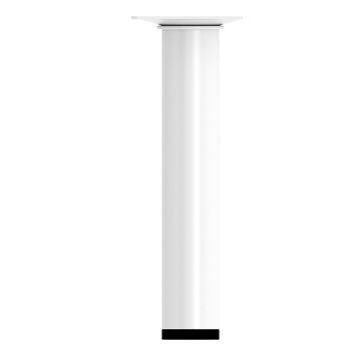 MÖBELBEN REI STÅL Ø30X200MM VIT